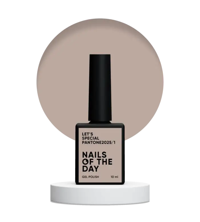 Gel Polish NAILSOFTHEDAY Let’s special Pantone2025/1 - Gellack warmes Beige, 10 ml