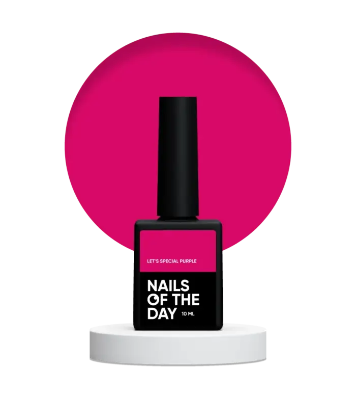 Gel Polish NAILSOFTHEDAY Let’s special Purple - Gellack Pink, 10 ml