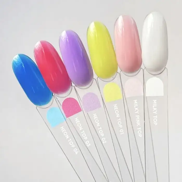 NAILSOFTHEDAY Neon top 02 - Neon Top Lila ohne Klebeschicht, 10 ml – Bild 3