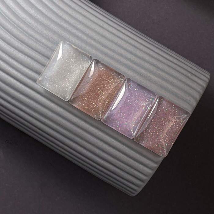 NAILSOFTHEDAY Polygel Shimmer 05 - Dunkelrosa mit Schimmer, 30 g – Bild 4