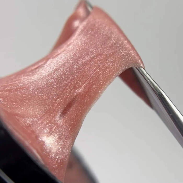 NAILSOFTHEDAY Polygel Shimmer 08- Hellrosa mit silbernem Schimmer, 30 g – Bild 3