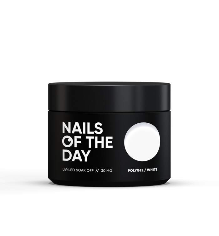 NAILSOFTHEDAY Polygel Weiß, 30 g
