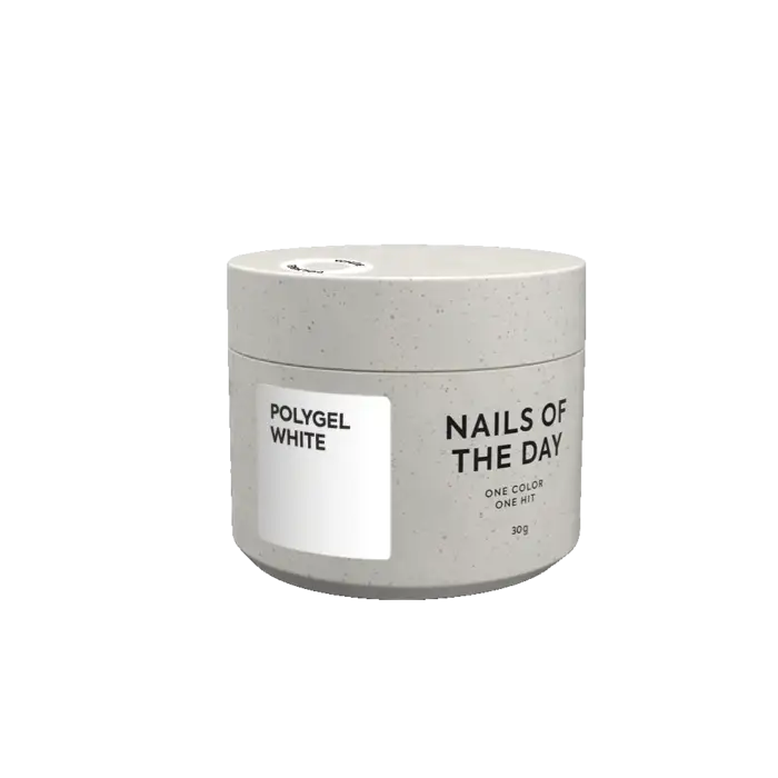 NAILSOFTHEDAY Polygel White - Weißer Polygel, 30 g