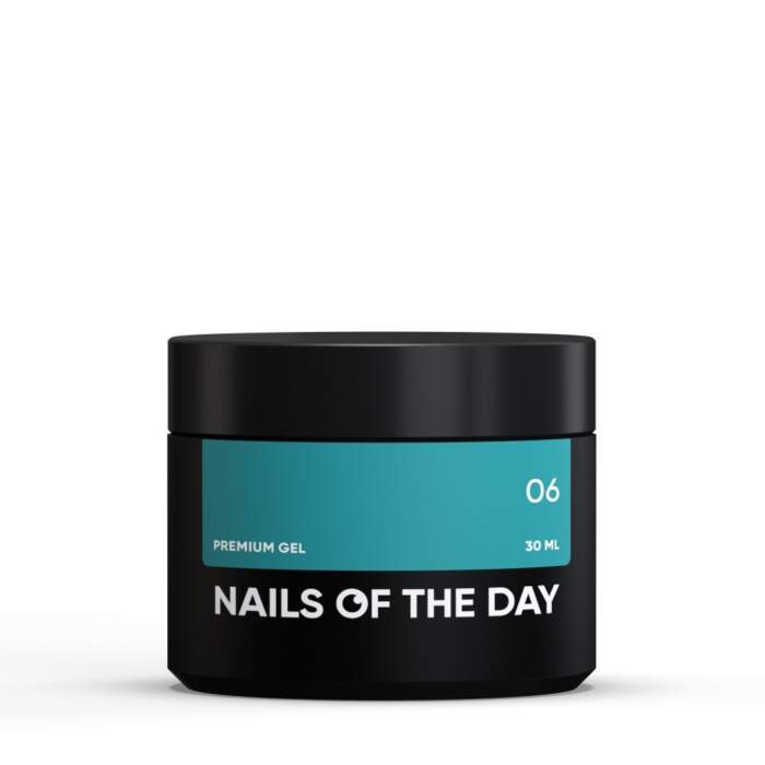 NAILSOFTHEDAY Premium Gel Türkis 06, 30 g