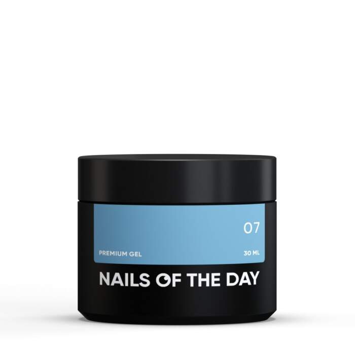 NAILSOFTHEDAY Premium Gel Blau 07, 30 g