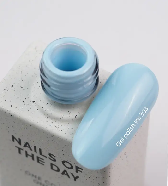 NAILSOFTHEDAY Gel polish Iris - Gellack Hellblau, 10 ml – Bild 2