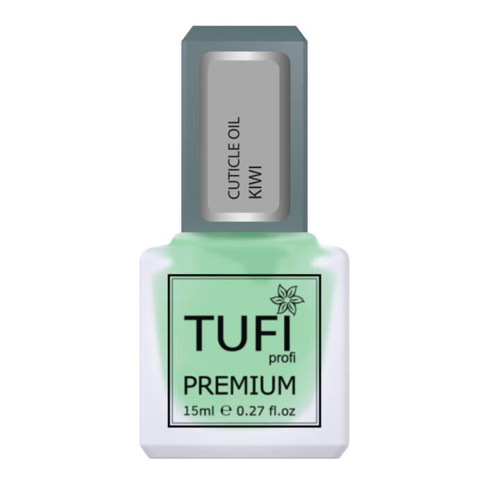 Cuticle Oil TUFI profi PREMIUM Nagelhautöl mit Kiwipinsel , 15 ml
