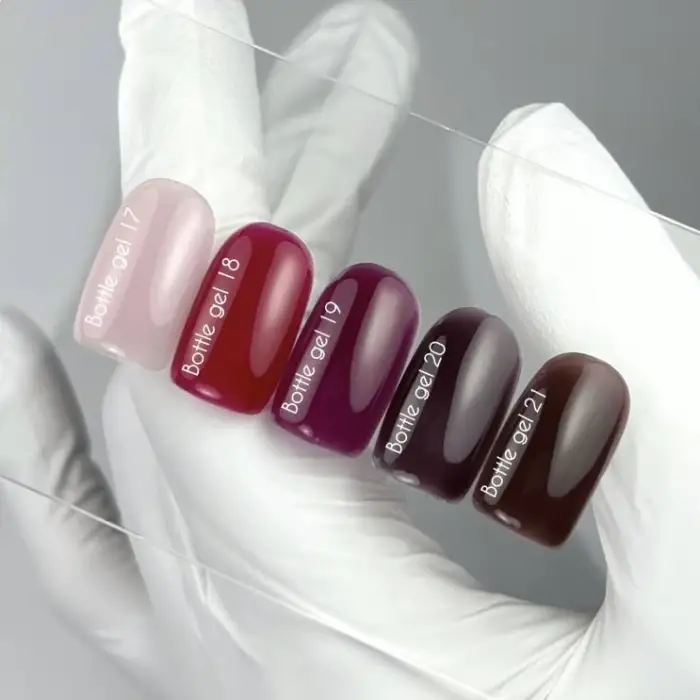NAILSOFTHEDAY Bottle Gel 17 – Gel Hellrosa Ultrastark, 10 ml – Bild 4