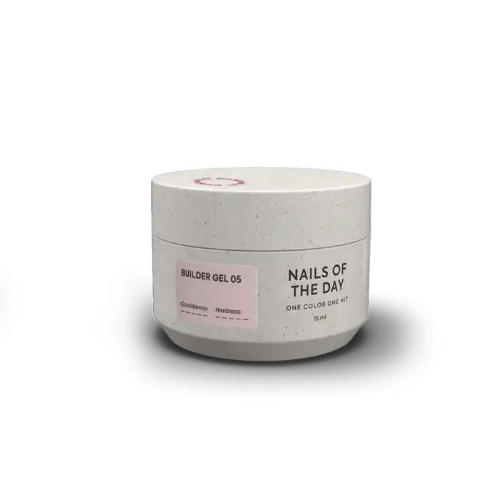 NAILSOFTHEDAY Builder Gel 05 – Nude Aufbaugel, 15 ml