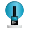 NAILSOFTHEDAY Color Top/Vitrage 12 - halbtransparentes gesättigtes Blau ohne Klebeschicht, 10 ml