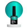 NAILSOFTHEDAY Color Top/Vitrage 13 - halbtransparentes Tiefblau - Top Coat ohne Klebeschicht, 10 ml