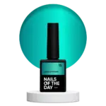 NAILSOFTHEDAY Color Top/Vitrage 13 - halbtransparentes Tiefblau - Top Coat ohne Klebeschicht, 10 ml