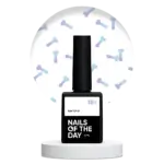 NAILSOFTHEDAY Fun! Top 01 – Top Coat mit holografischen Partikeln, ohne Schwitzschicht, TPO-frei, 10 ml