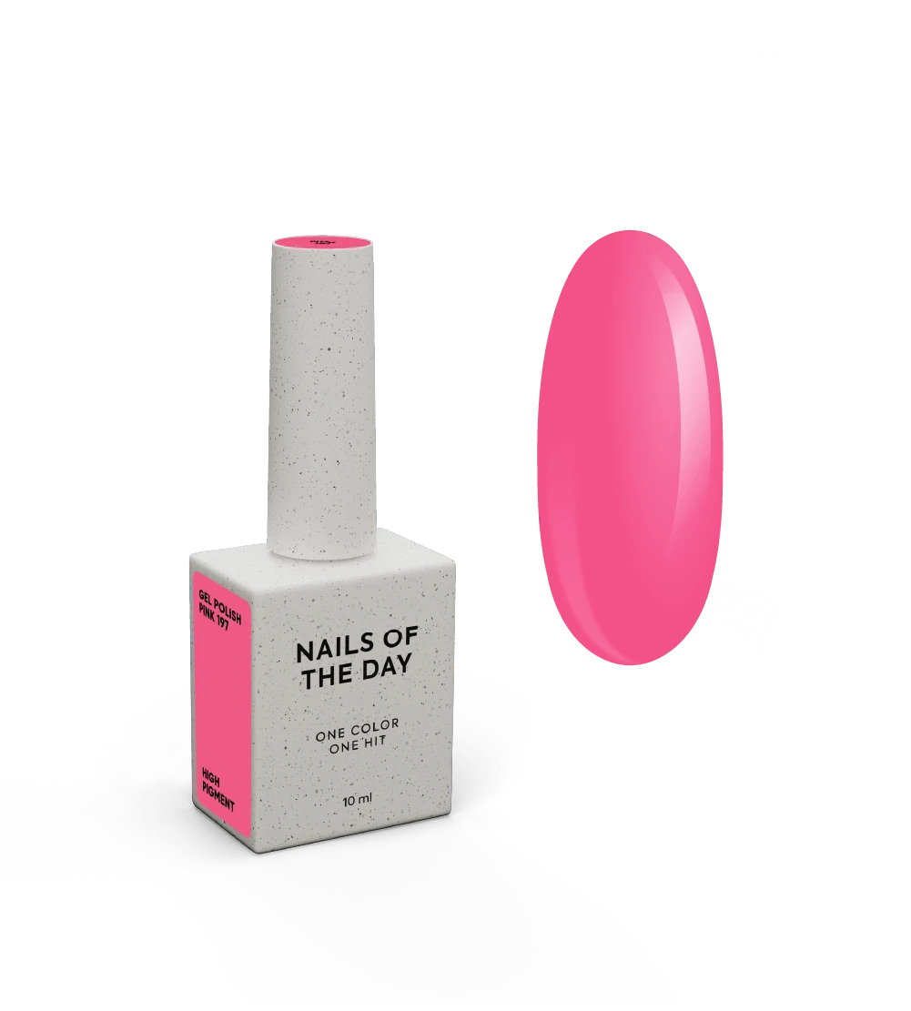 NAILSOFTHEDAY Gel Polish „Pink“ – Klassisches Rosa, deckend in nur einer Schicht (10 ml)