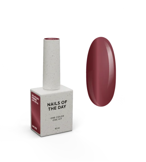 NAILSOFTHEDAY Korean Cat Eye 14 – Red Cat-Eye Gel-Lack (10 ml)
