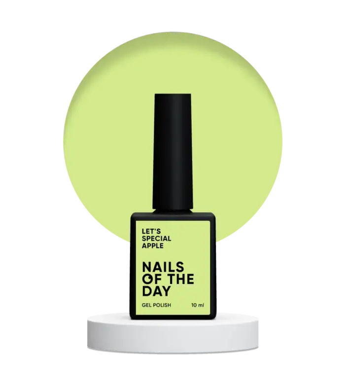 Gel Polish NAILSOFTHEDAY Let’s special Apple - Gellack Hellgrün, 10 ml