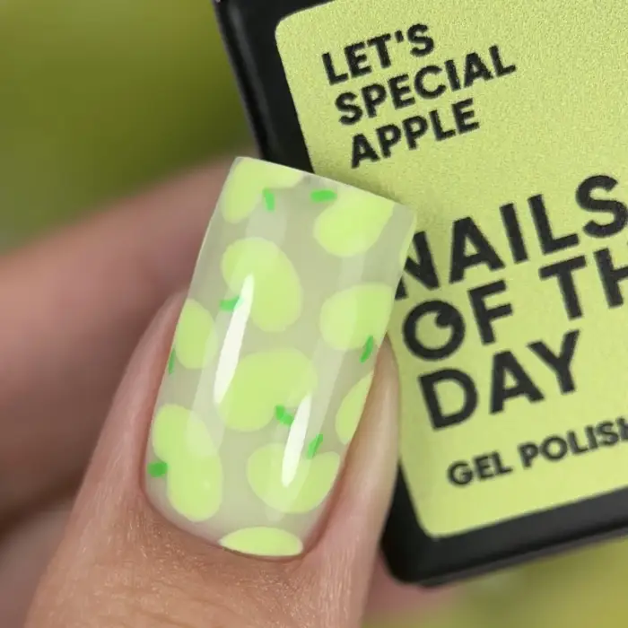 Gel Polish NAILSOFTHEDAY Let’s special Apple - Gellack Hellgrün, 10 ml – Bild 6