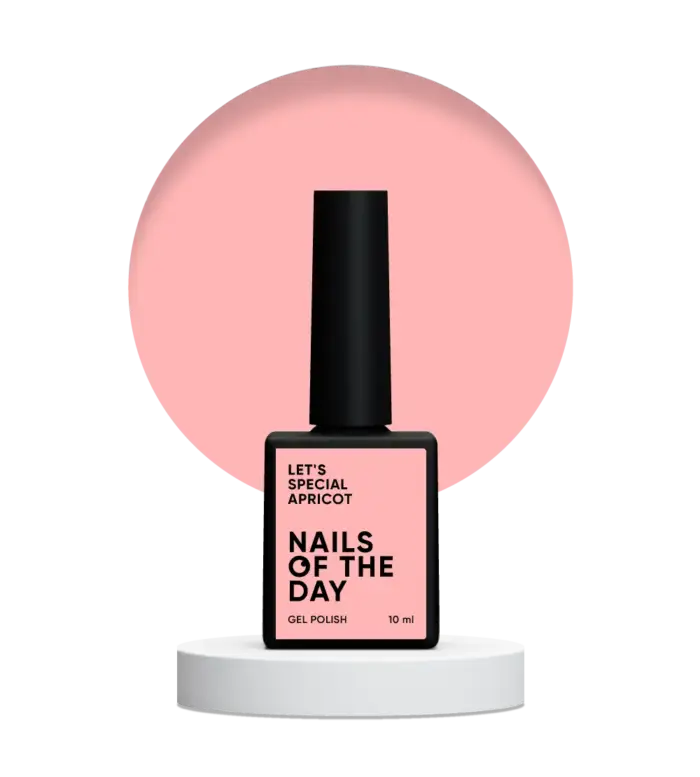 Gel Polish NAILSOFTHEDAY Let’s special Apricot - Gellack Pfirsich, 10 ml