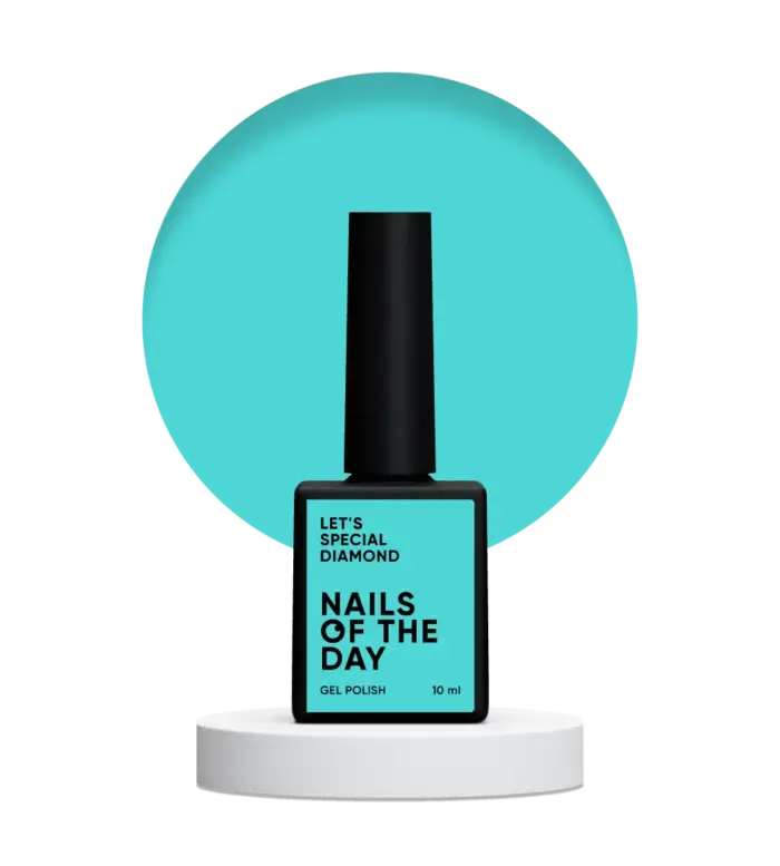 Gel Polish NAILSOFTHEDAY Let’s special Diamond  - Gellack Azurblau, 10 ml