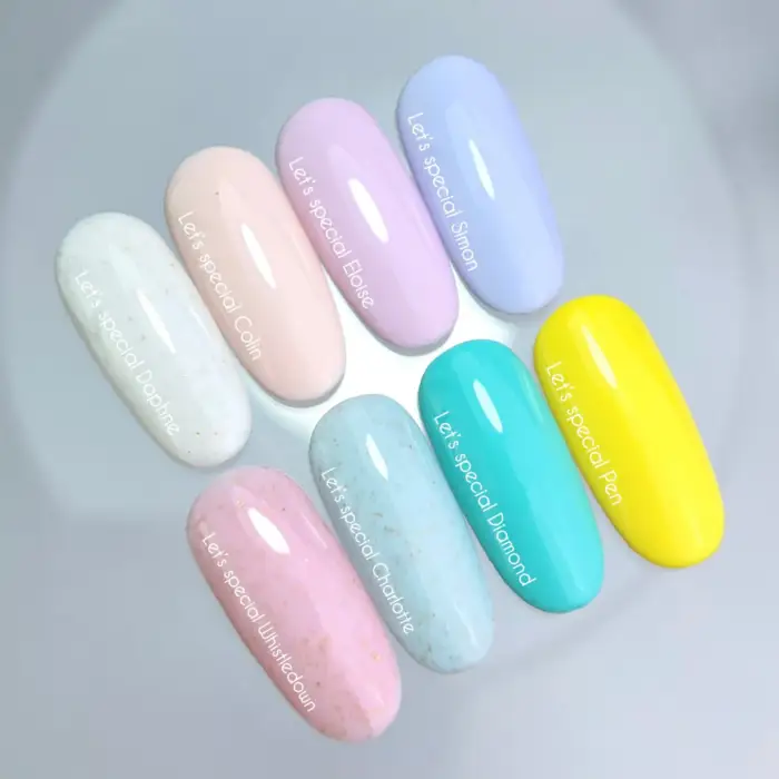 Gel Polish NAILSOFTHEDAY Let’s special Daphne  - Gellack Milk mit goldenen Partikeln, 10 ml – Bild 6