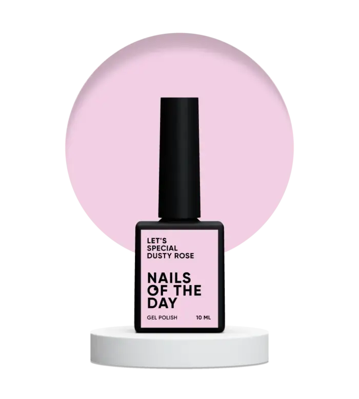 Gel Polish NAILSOFTHEDAY Let’s special Dusty Rose - Gellack Hellrosa, 10 ml