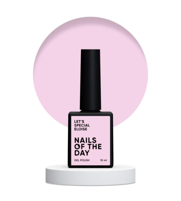 Gel Polish NAILSOFTHEDAY Let’s special Eloise - Gellack kaltes Rosa mit Schimmer, 10 ml