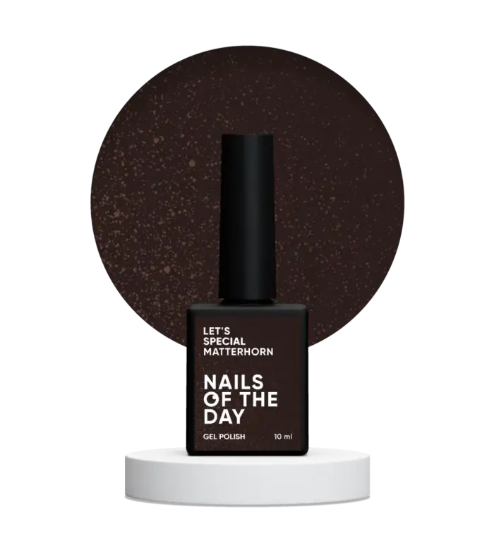 Gel Polish NAILSOFTHEDAY Let’s Special Matterhorn – Gellack Schokoladenbraun, 10 ml – Bild 2