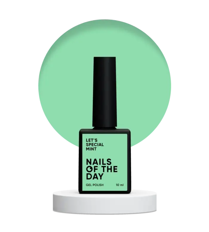 Gel Polish NAILSOFTHEDAY Let’s special Mint - Gellack Hellgrün, 10 ml
