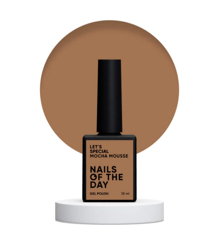 Gel Polish NAILSOFTHEDAY Let’s special Mocha Mousse  - Gellack warmes Karamell-Beige, 10 ml – Bild 2