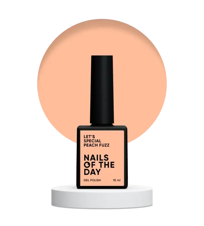 Gel Polish NAILSOFTHEDAY Let’s special Peach Fuzz - Gellack Pfirsich, 10 ml