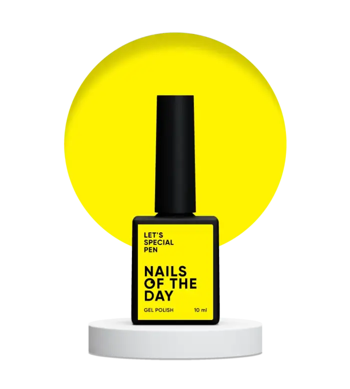 Gel Polish NAILSOFTHEDAY Let’s special Pen  - Gellack Gelb, 10 ml