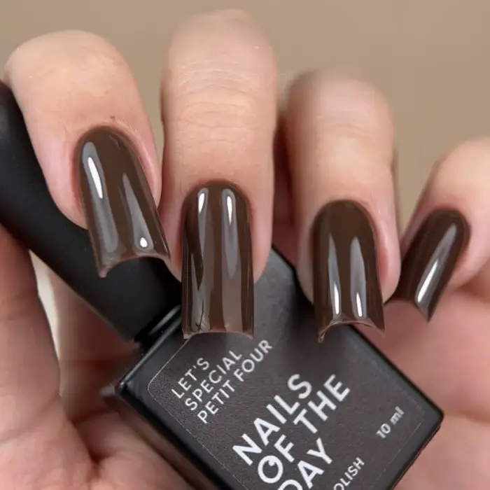 Gel Polish NAILSOFTHEDAY Let’s Special Petit Four – Gellack Tiefes Dunkelbraun, 10 ml – Bild 3