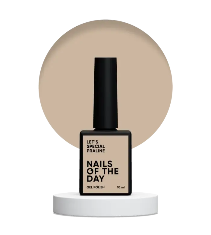 Gel Polish NAILSOFTHEDAY Let’s Special Praline – Gellack Hellbeige, 10 ml – Bild 2