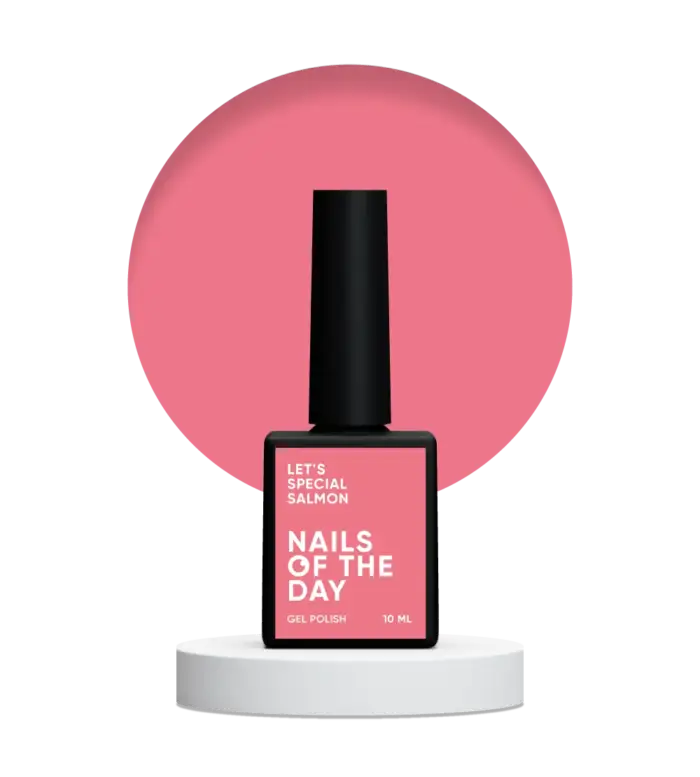 Gel Polish NAILSOFTHEDAY Let’s special Salmon - Gellack Pfirsich-Rosa, 10 ml