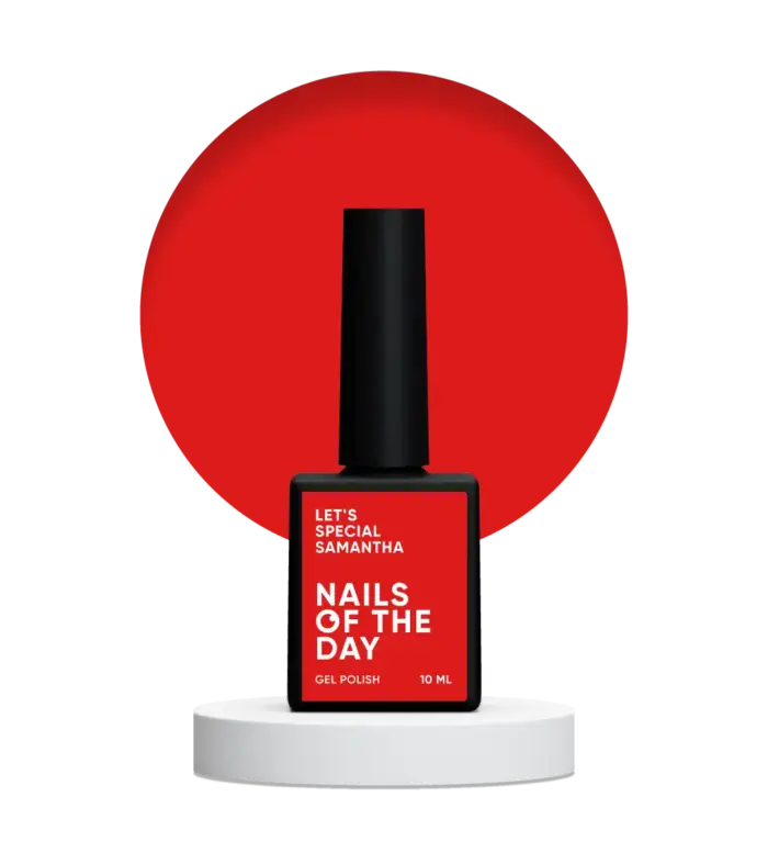 Gel Polish NAILSOFTHEDAY Let’s special Samantha  - Gellack Rot, 10 ml – Bild 5