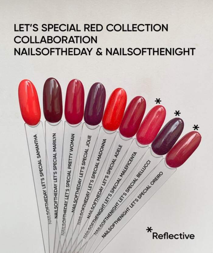 Gel Polish NAILSOFTHEDAY Let’s special Samantha  - Gellack Rot, 10 ml – Bild 6