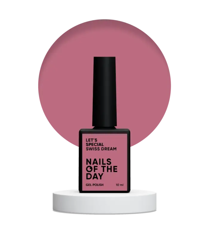 Gel Polish NAILSOFTHEDAY Let’s Special Swiss Dream – Gellack Altrosa, 10 ml – Bild 2