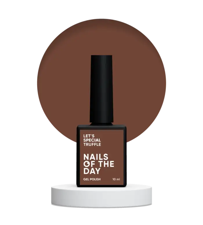 Gel Polish NAILSOFTHEDAY Let’s Special Truffle – Gellack Dunkles Karamell, 10 ml – Bild 2