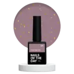 NAILSOFTHEDAY Malbec Base Potal 04 – Fantastisch-glasierte Base mit goldenen Potal, 10 ml