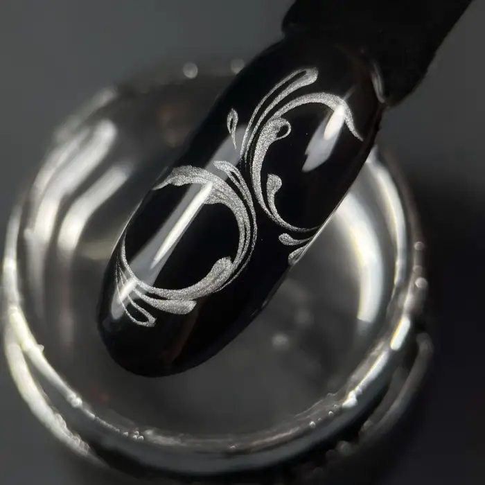 NAILSOFTHEDAY Metallic Paint - Metallisches Farbgel Silber, 5 ml – Bild 11