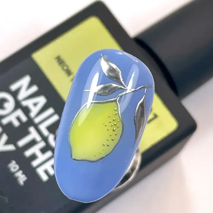 NAILSOFTHEDAY Metallic Paint - Metallisches Farbgel Silber, 5 ml – Bild 5