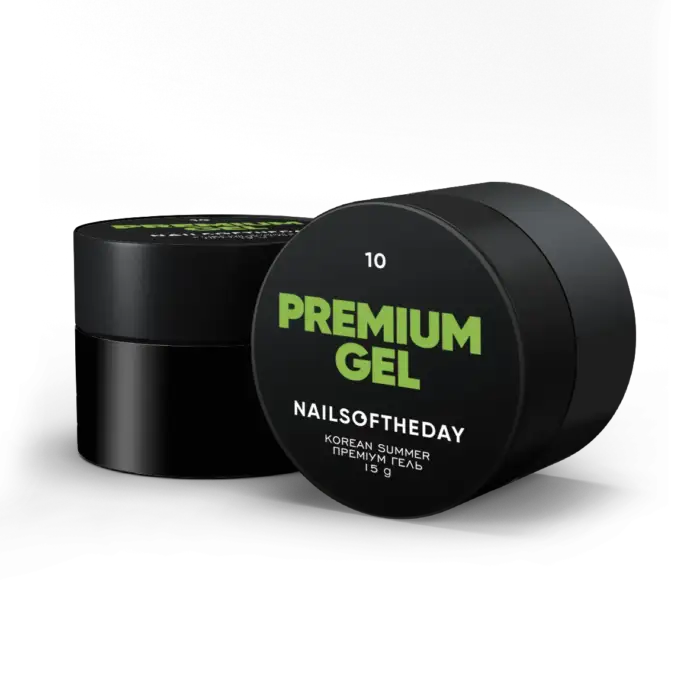 Builder Gel NAILSOFTHEDAY Premium Gel 10 — Aufbaugel Leuchtendes Grün, 15 ml