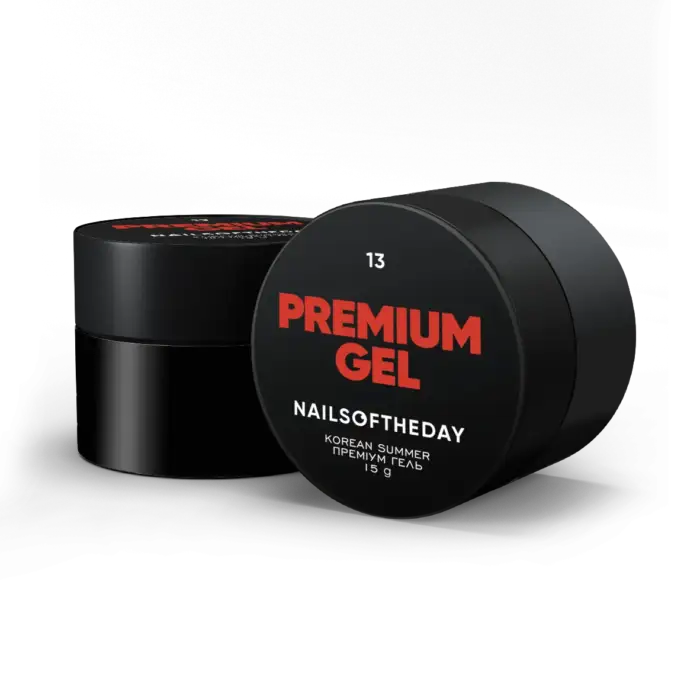 Builder Gel NAILSOFTHEDAY Premium Gel 13 — Aufbaugel Rot, 15 ml