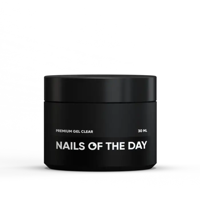 NAILSOFTHEDAY Premium Gel Clear - transparentes Builder-Gel, 30 g