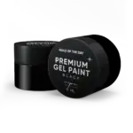 NAILSOFTHEDAY Premium gel paint Black wipe - Farbgel Schwarz mit Schwitzschicht, 5 ml