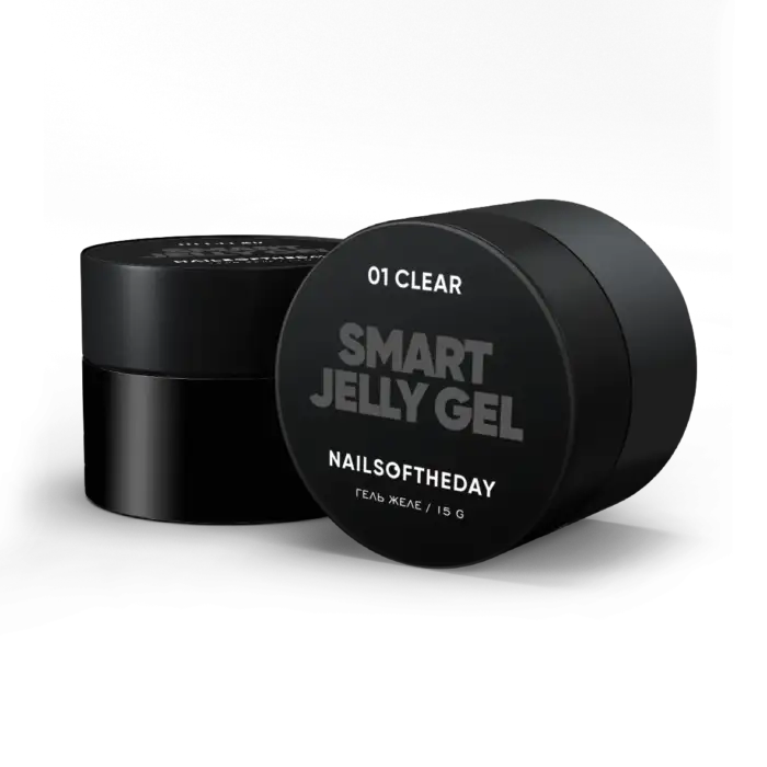 NAILSOFTHEDAY Smart Jelly Gel 01 – Transparent Builder Jelly Gel, 15 g