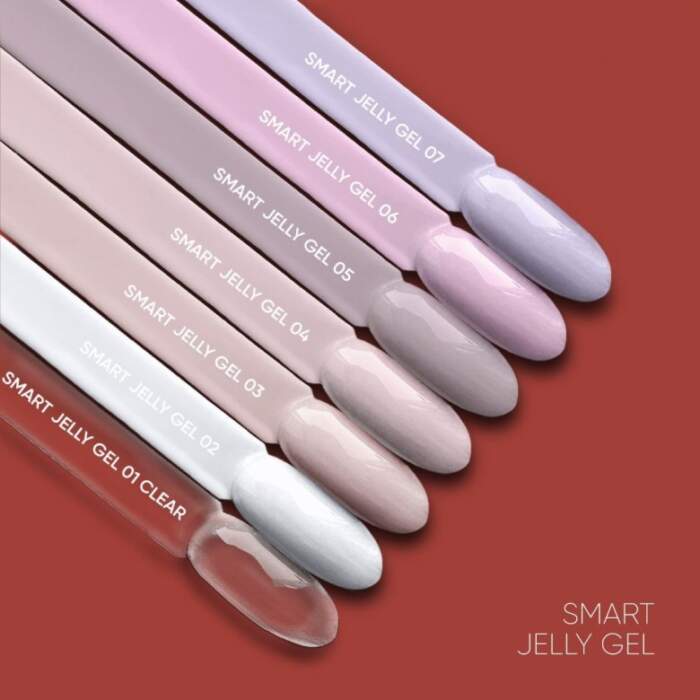 NAILSOFTHEDAY Smart Jelly Gel 01 – Transparent Builder Jelly Gel, 15 g – Bild 3