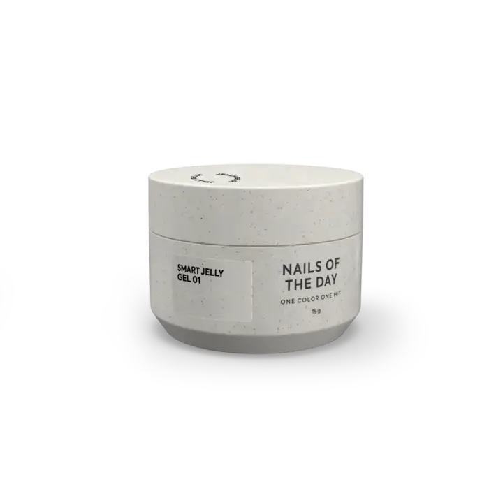 NAILSOFTHEDAY Smart Jelly Gel 01 – Builder Jelly Gel Transparent, 15 g