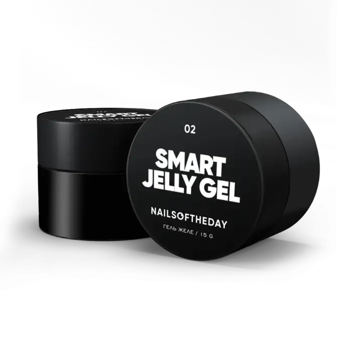 NAILSOFTHEDAY Smart Jelly Gel 02 – Weiß Builder Jelly Gel, 15 g