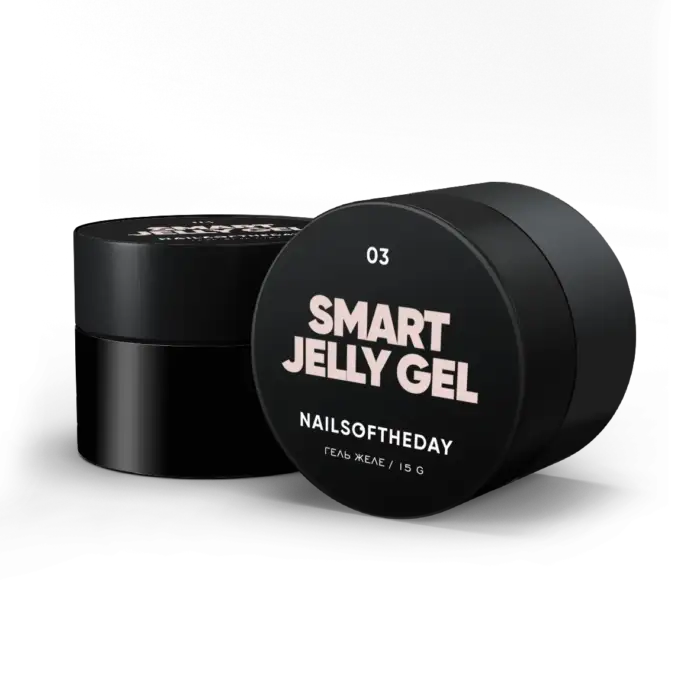 NAILSOFTHEDAY Smart Jelly Gel 03 – Pfirsich-Beige Builder Jelly Gel, 15 g